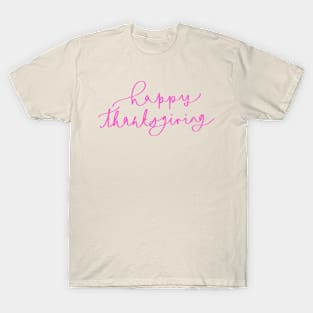 Pink Thanksgiving T-Shirt